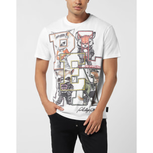 PHILIPP PLEIN T-shirt girocollo a maniche corte COLLEGE