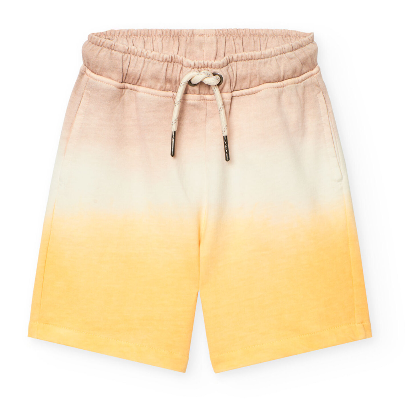 Bermuda en molleton teinte  -BCI