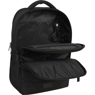 Mochila portatil 15,6"+tablet+usb capitan america teen