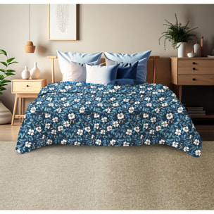 TRAPUNTA INVERNALE MATRIMONIALE ELEGANT BLU MADE IN ITALY