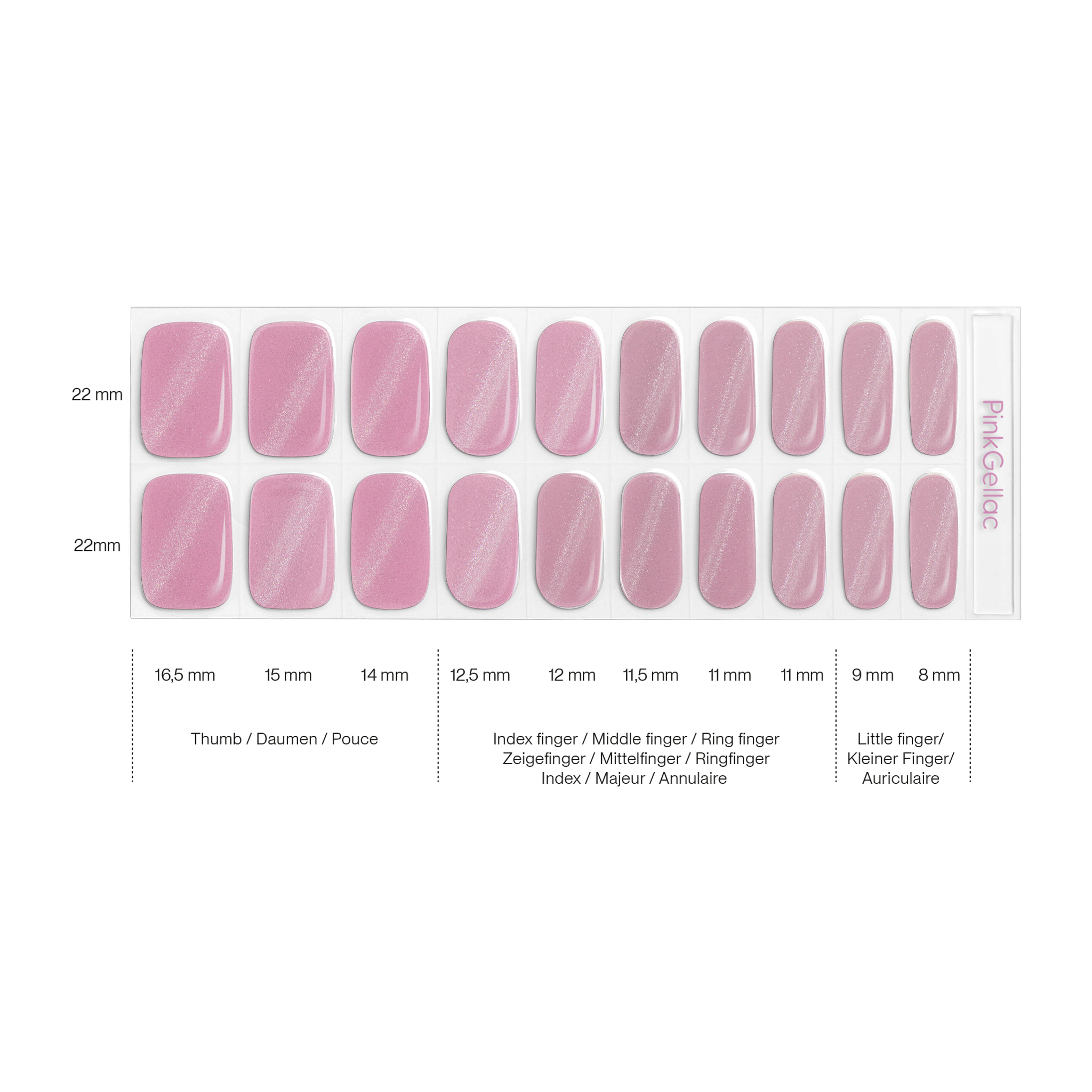 Stickers gel - 0018 Cat Eye Blushing Pink