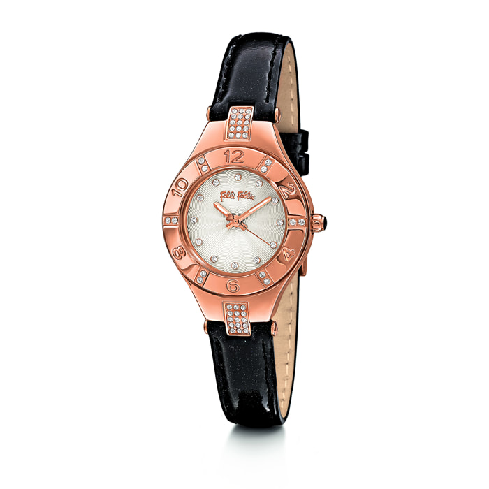 Reloj Folli Follie WF14B004SS Mujer Analogico Cuarzo con Correa de Cuero