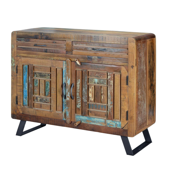 Cómoda - madera reciclada - 87x105x40cm