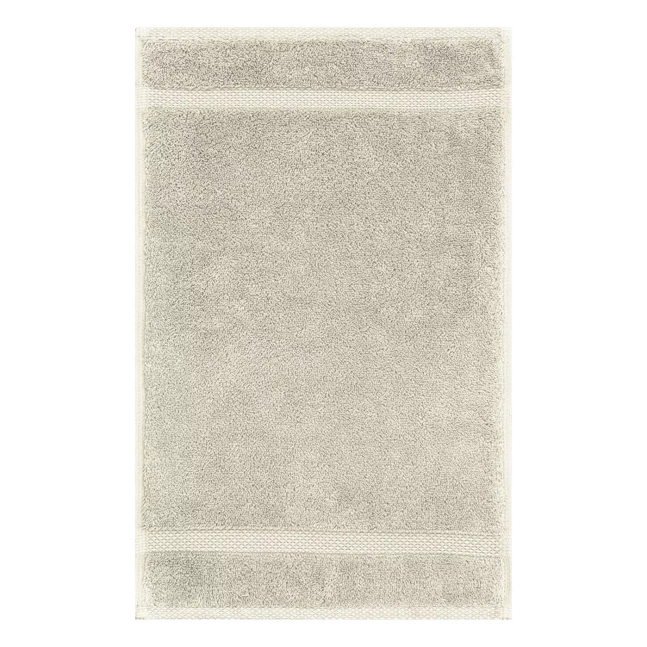 Serviette invites pur coton 550 g/m² uni ivoire Elea ivoire