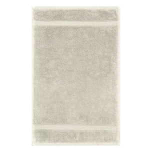 Serviette invites pur coton 550 g/m² uni ivoire Elea ivoire