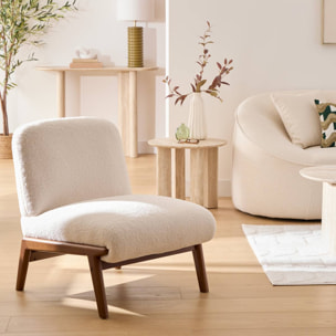 Fauteuil "Liora" blanc