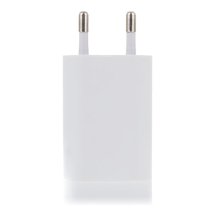 DAM CARICATORE DA PARETE USB 4x3x1 Cm. Colore bianco