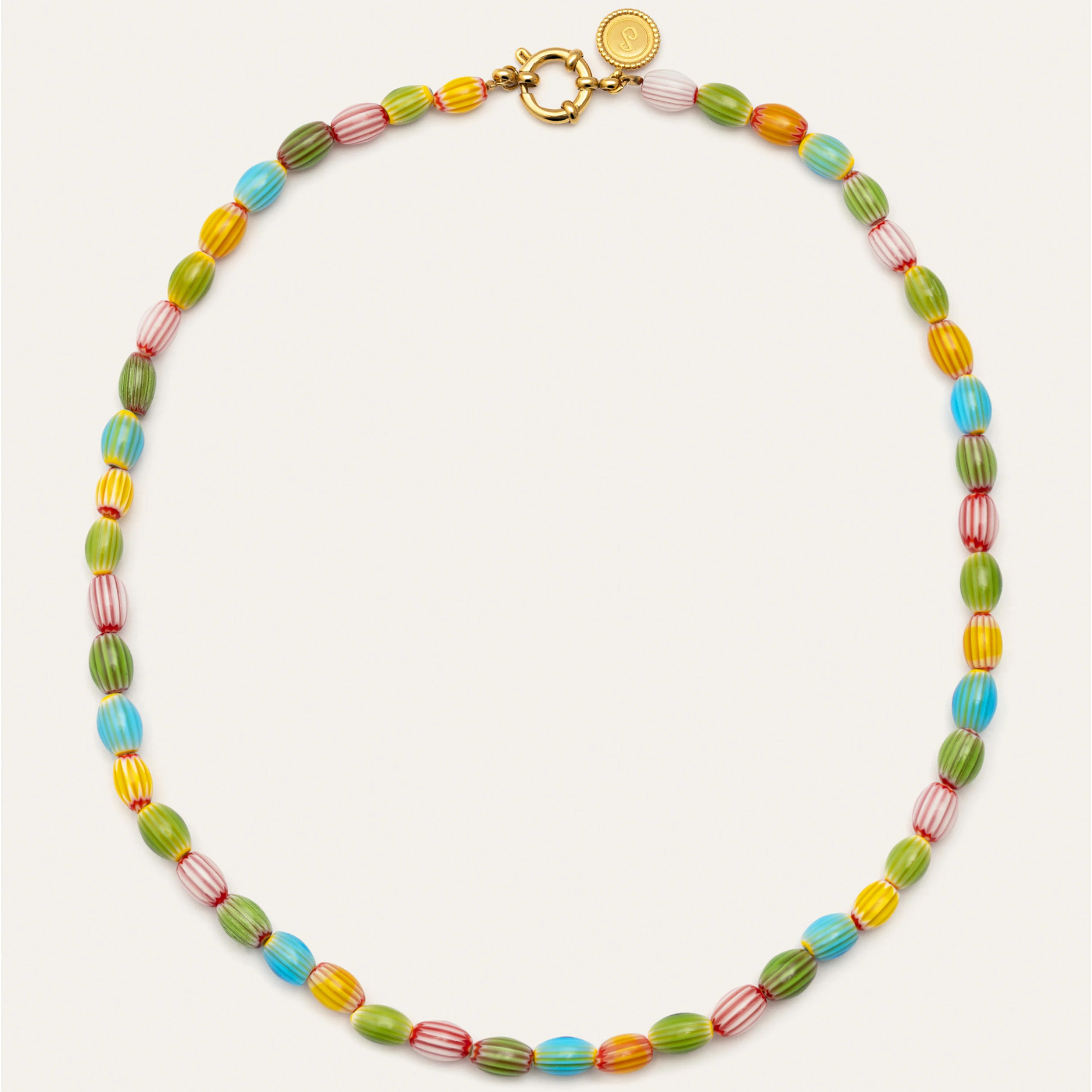 Collana Tarifa Acciao Placcato Oro