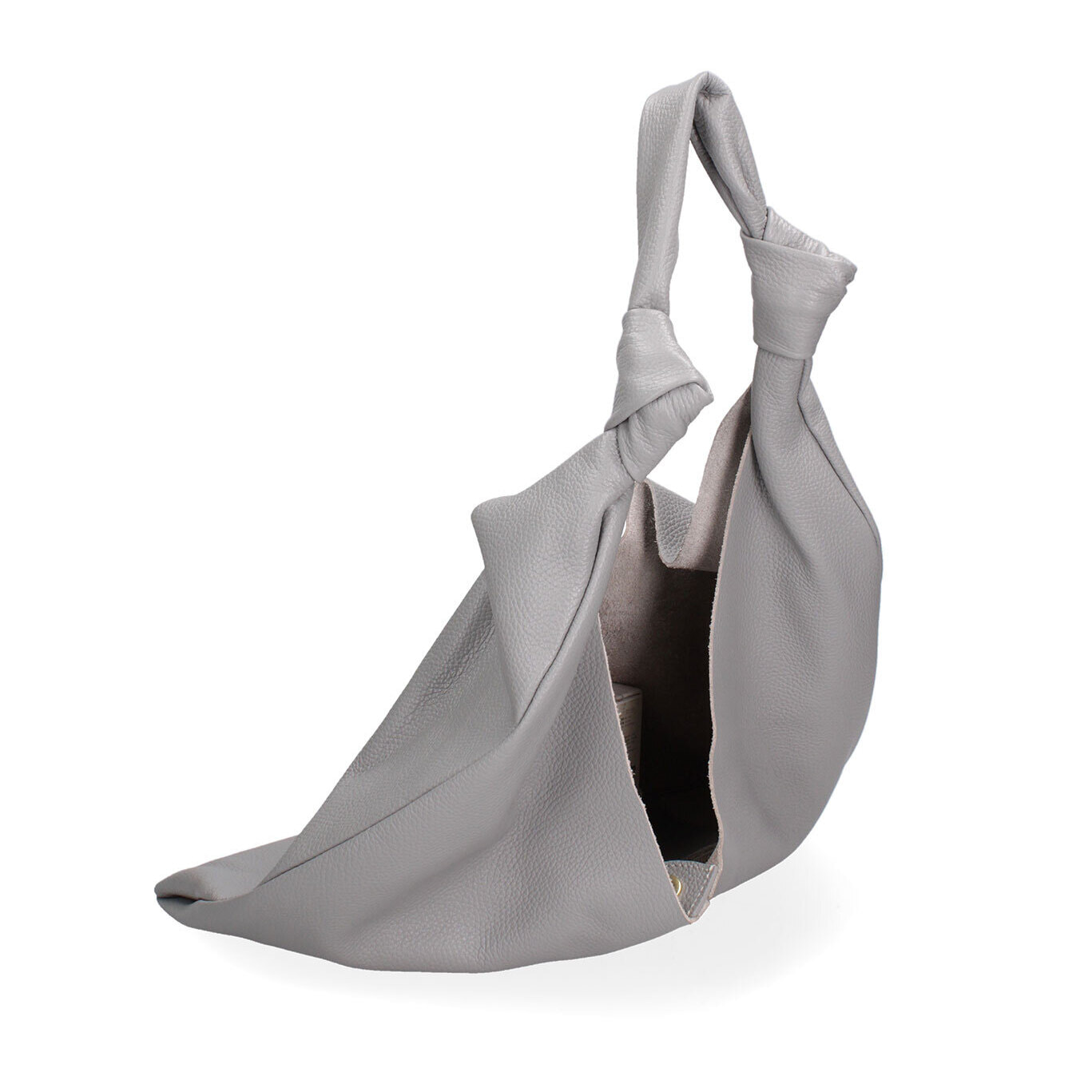 Borsa a spalla da donna In Vera pelle Made in Italy 40x42x2 cm