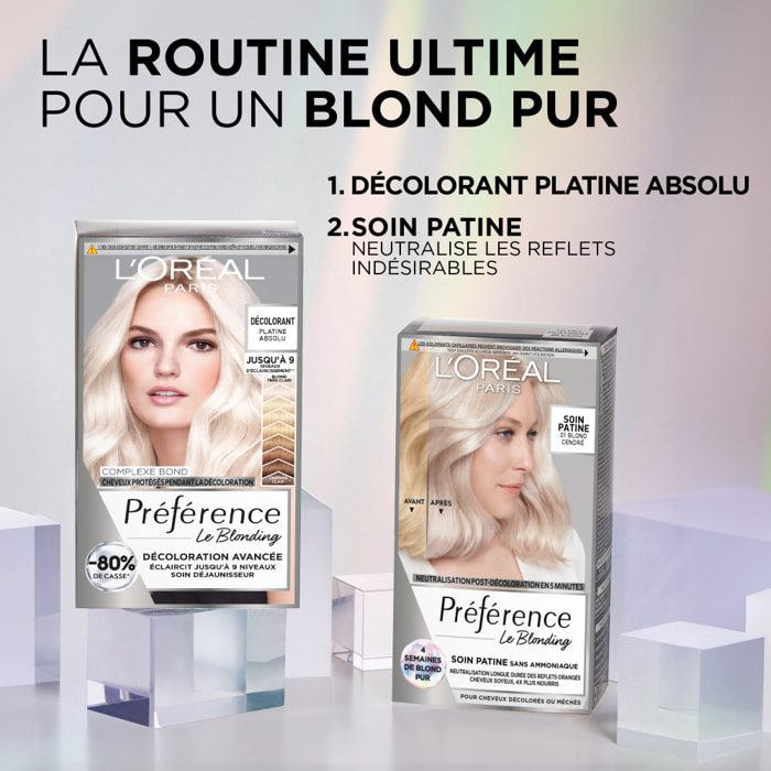 L'Oréal Paris Préférence La Routine Pour Des Cheveux Décolorés Sans Reflets Indésirables