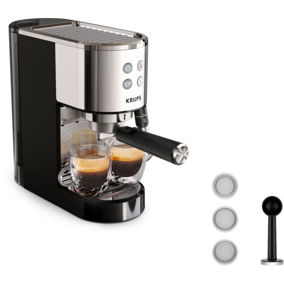 Machine à expresso KRUPS XP444C10 pompe virtuoso +