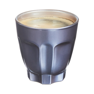 6 tazas de vidrio 9 cl azules Flashy - Luminarc