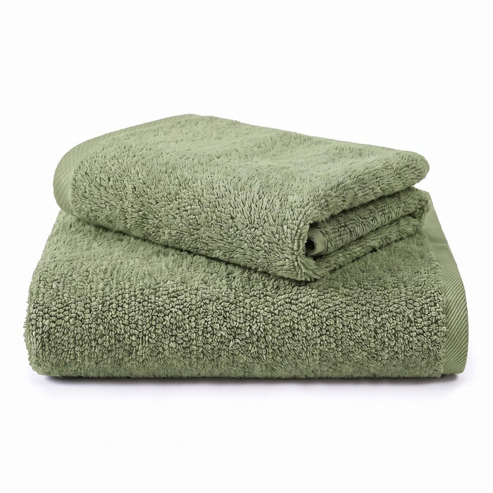 INTRECCI HOME Set Bagno Asciugamani Viso e Ospite, in Puro Cotone 500 g, Morbidezza Extra, Assorbenza Superiore