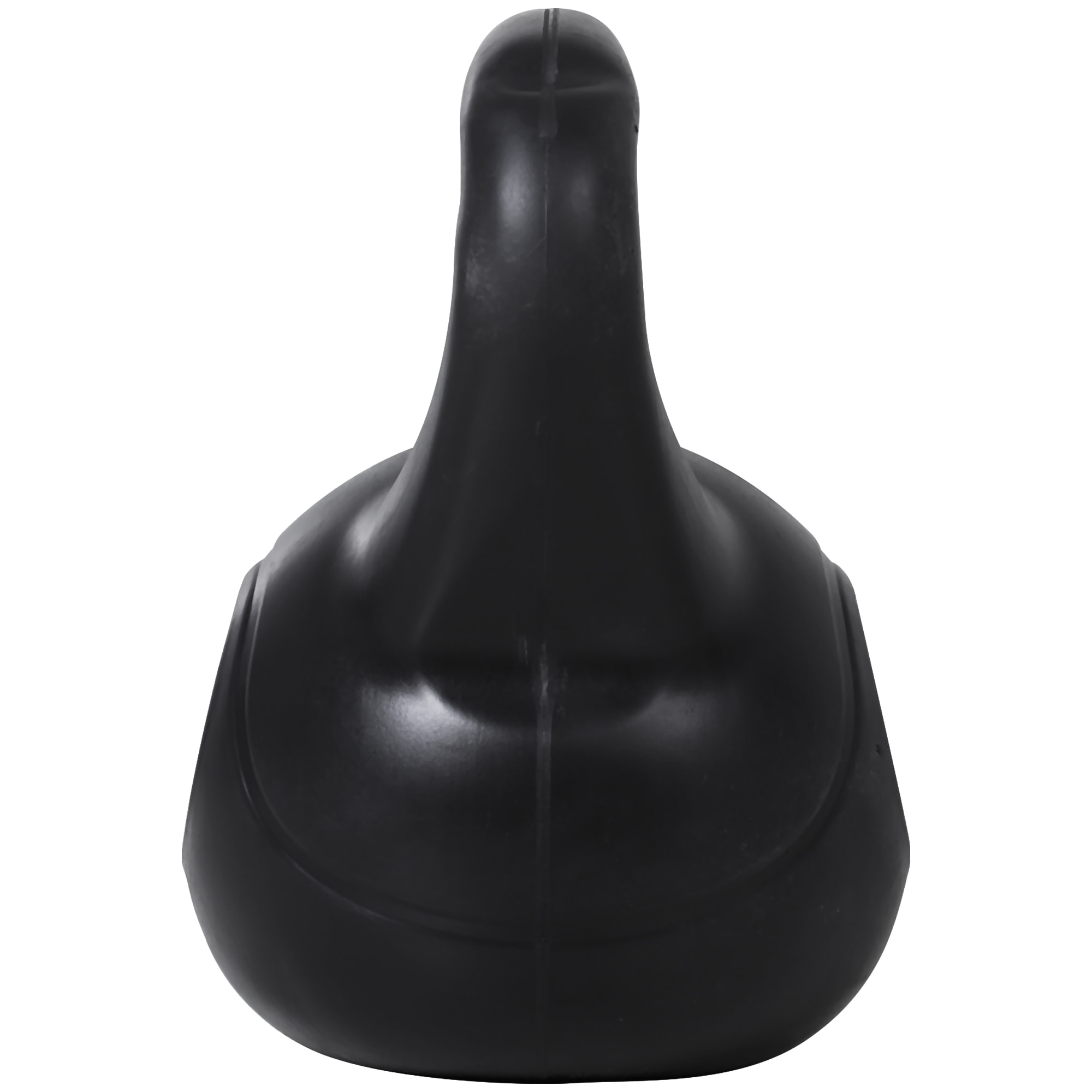 Kettlebell 10 Kg - haltère boule - poignée ergonomique - PVC noir