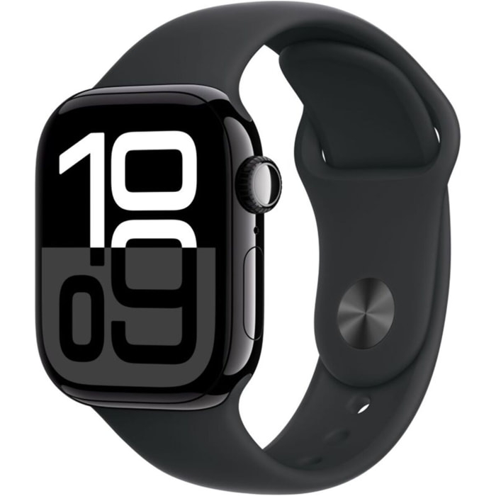 Montre connectée APPLE WATCH Serie 10 46mm Alu/Noir S/M Cellular