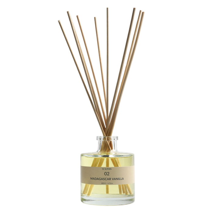 Difusor mikado de 200ml aroma vainilla de madagascar scalpers