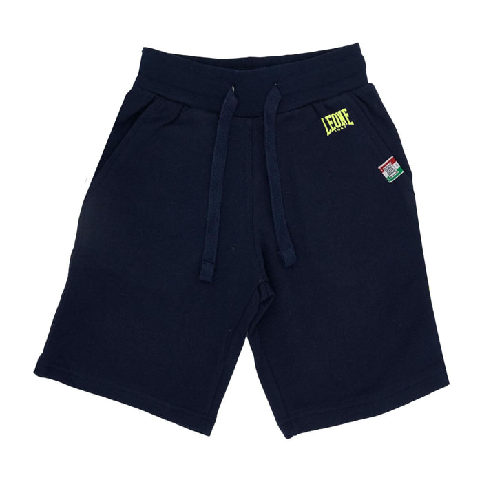 Bermuda básica infantil polar con logo pequeño