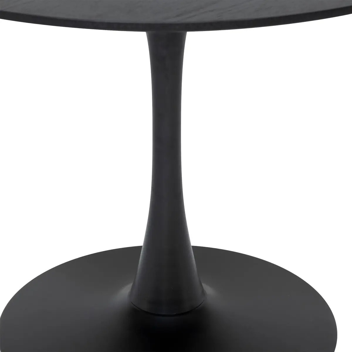 Table à manger "Elias" noir D102x76cm