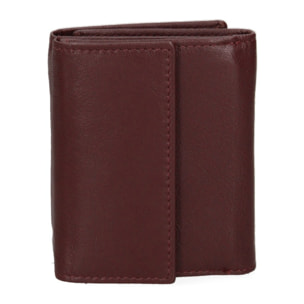 Portafoglio uomo in vera pelle - Modello False - Casual - 8.0 x 10.0 x 3.0 cm