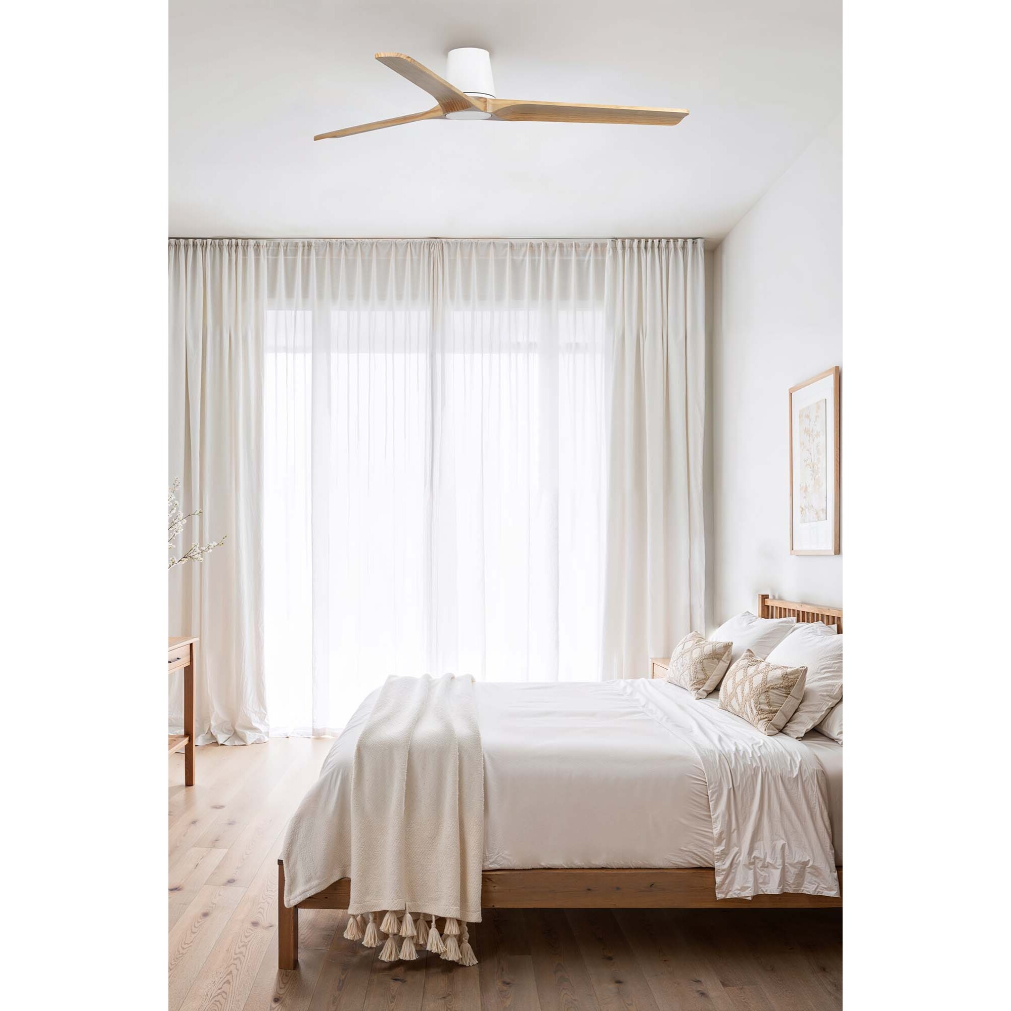 HEYWOOD TUB L Ventilateur de plafond blanc/pino