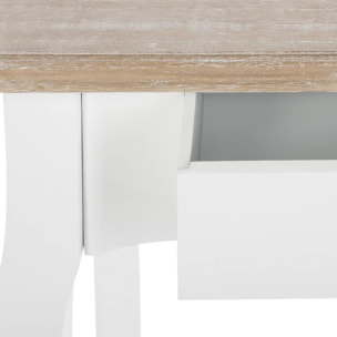 Console "Chrysa" blanc L87cm