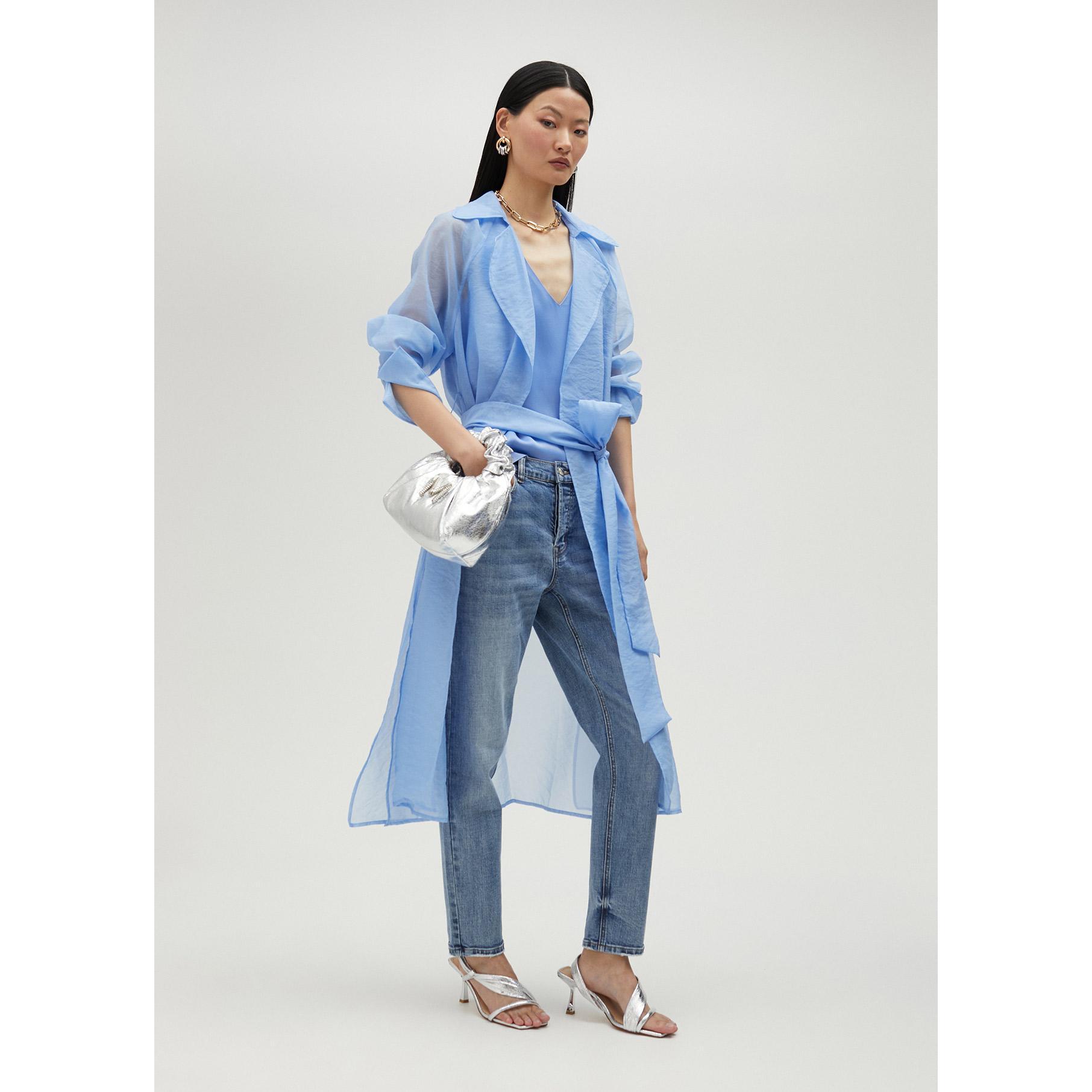 Top basic con spalline
