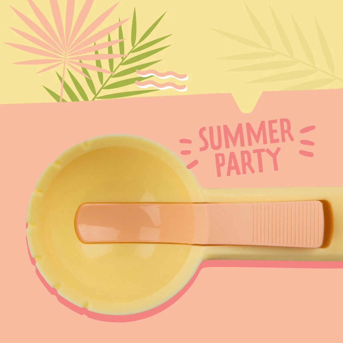 Cuillère à glace avec fonction éjection Fackelmann Summer party