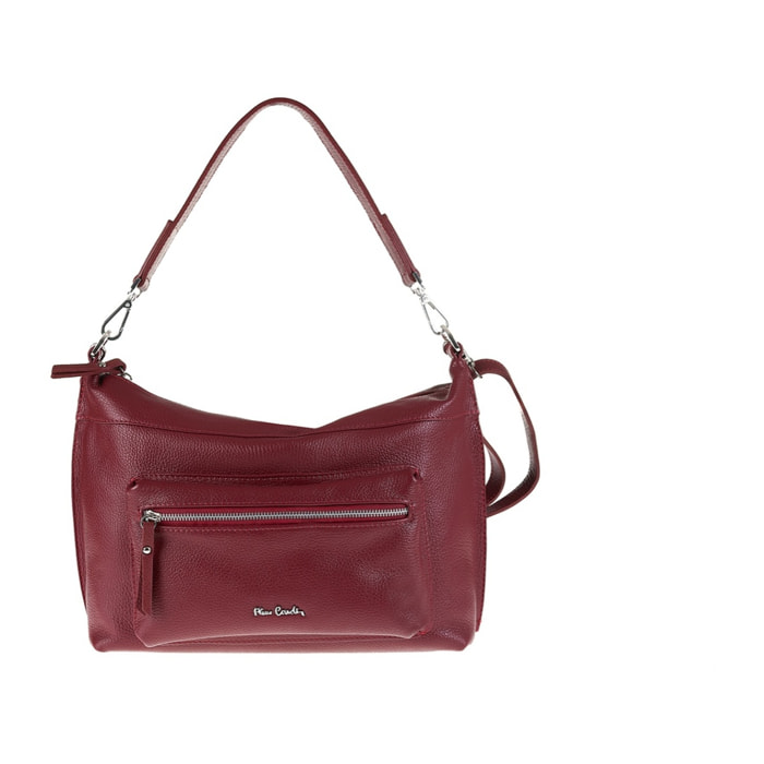 Borsa a spalla da donna Made in Italy - Modello Seraphina - 100% pelle - 35.0 x 23.0 x 20.0 cm