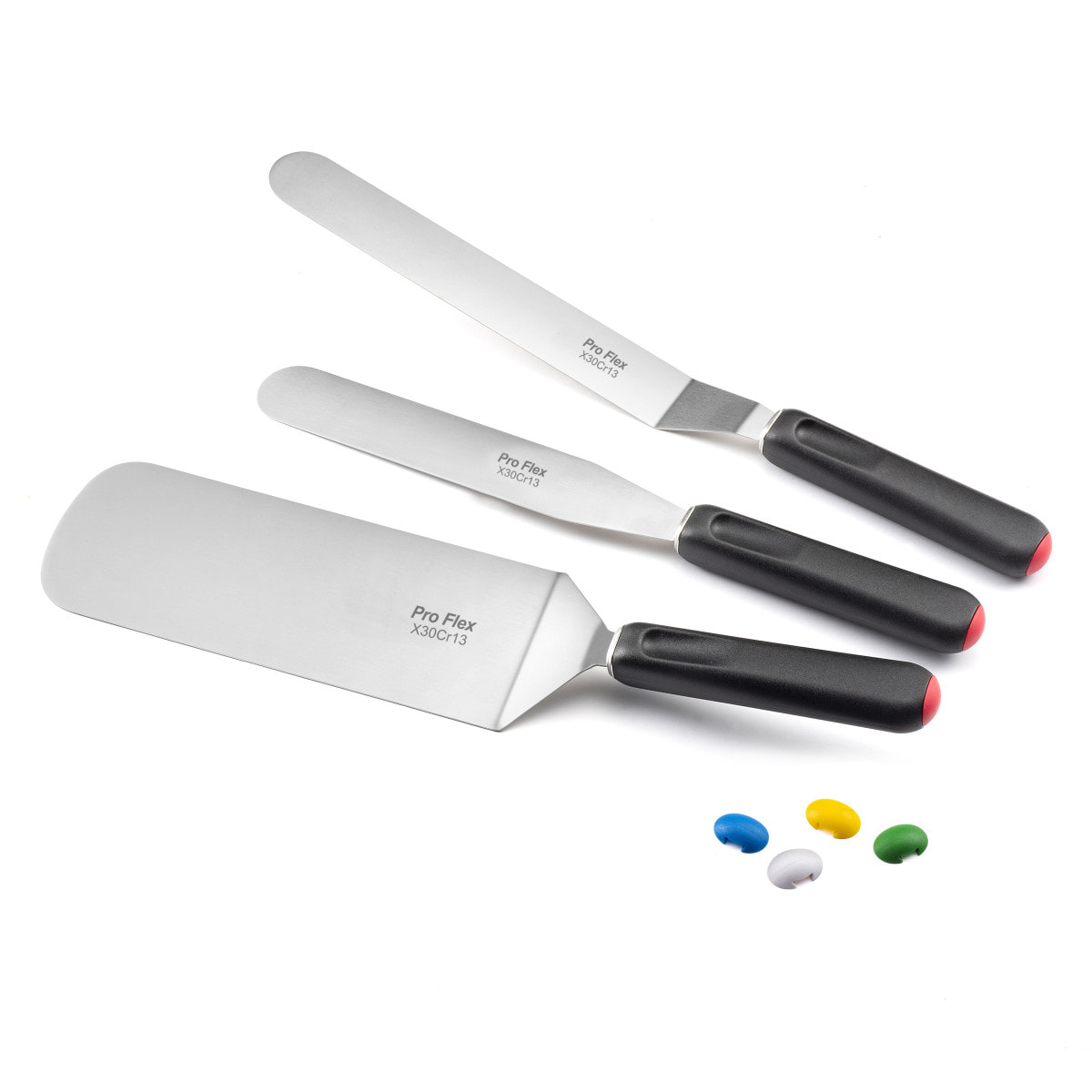 Pro Flex - Juego de 3 espátulas para la panadería