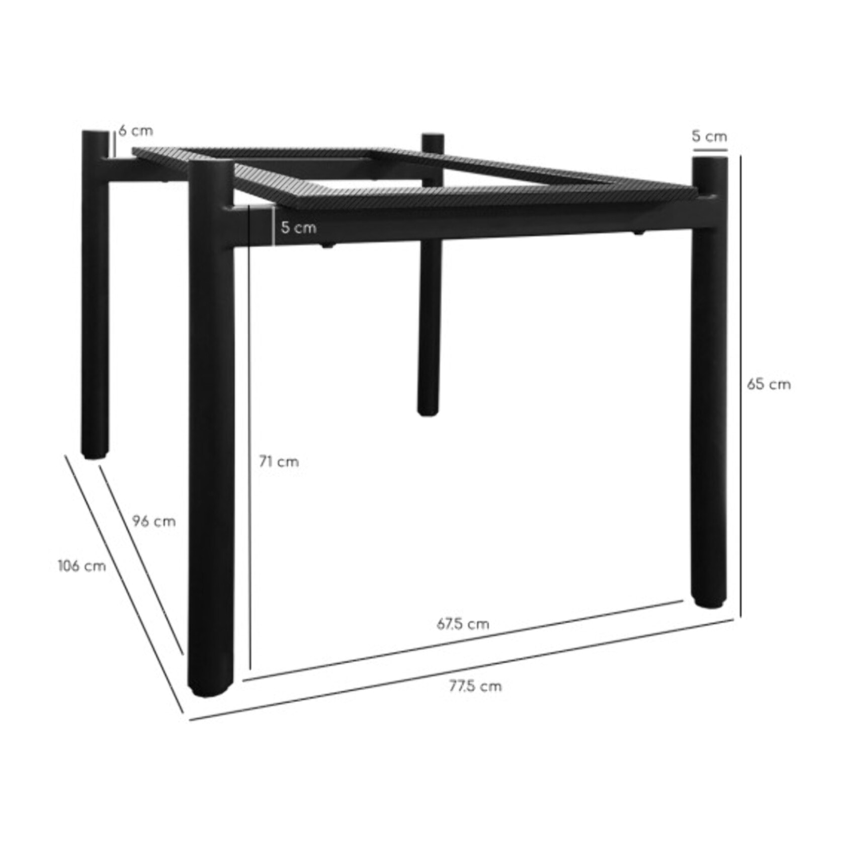 Table extensible céramique gris marbré 180/260 cm - 8 piètements - UNIK