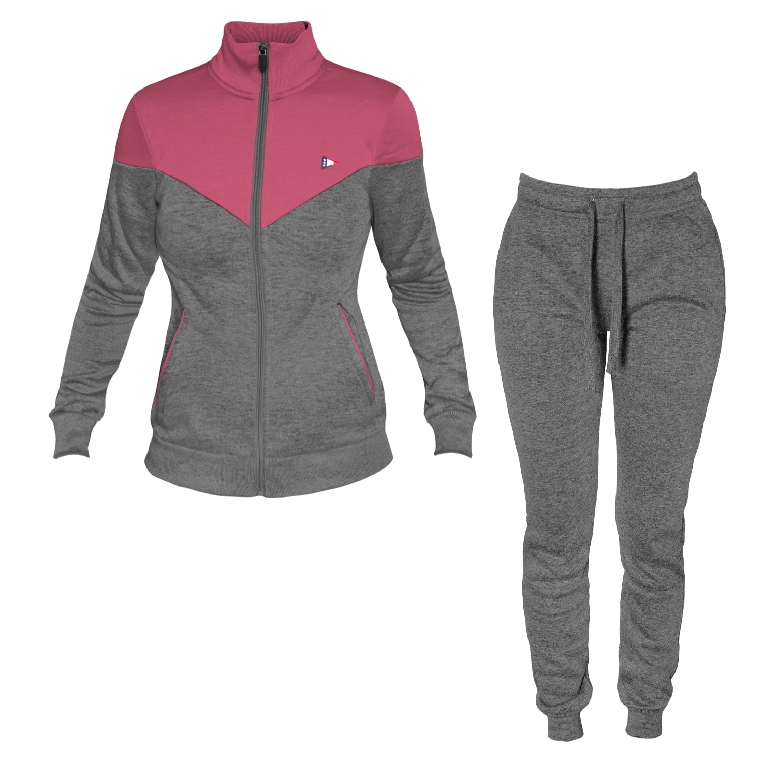 Tuta Donna SCUOLA NAUTICA ITALIANA Cotone Felpato Zip