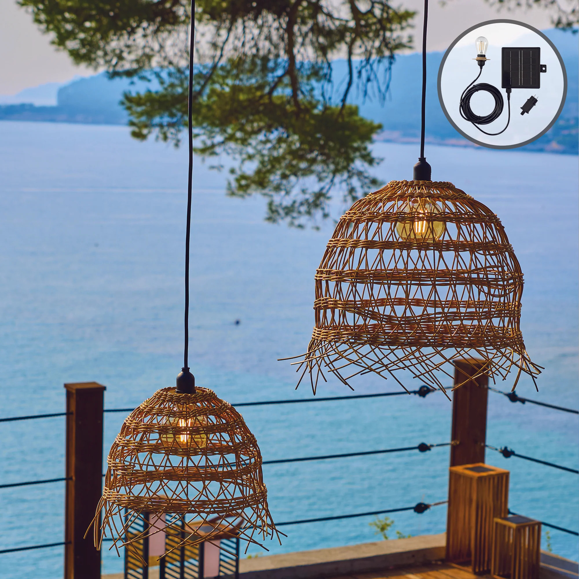 2 Suspension solaire HAWAII H35/45CM 5M