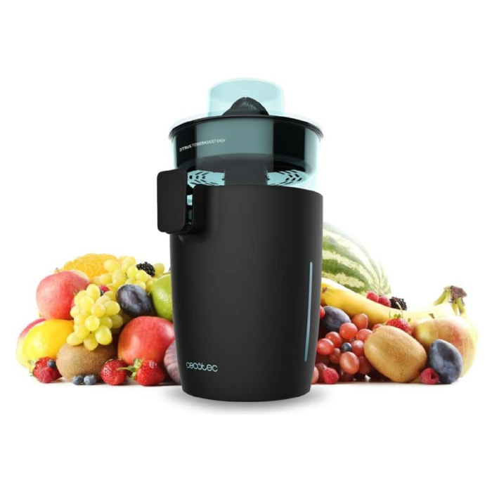 Cecotec Spremiagrumi elettrico Zitrus TowerAdjust Easy Black 800 Inox