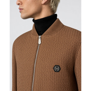 PHILIPP PLEIN Bomber de cuero