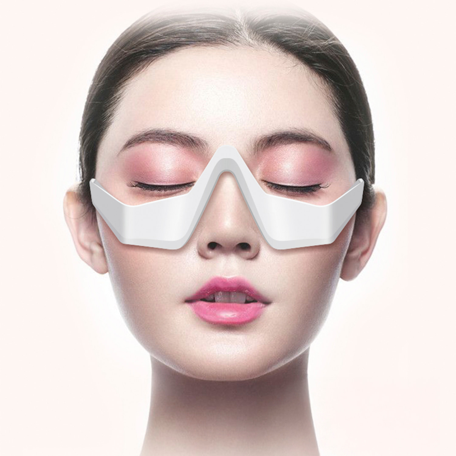 Instrumento de masaje ocular EMS con 3 intensidades y 2 modos de uso.