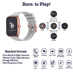 Smartwatch con schermo AMOLED