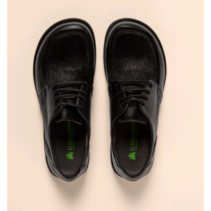 Zapatos N5876P SOFT NAPPA-POTRO BLACK / ARENISCA color Black