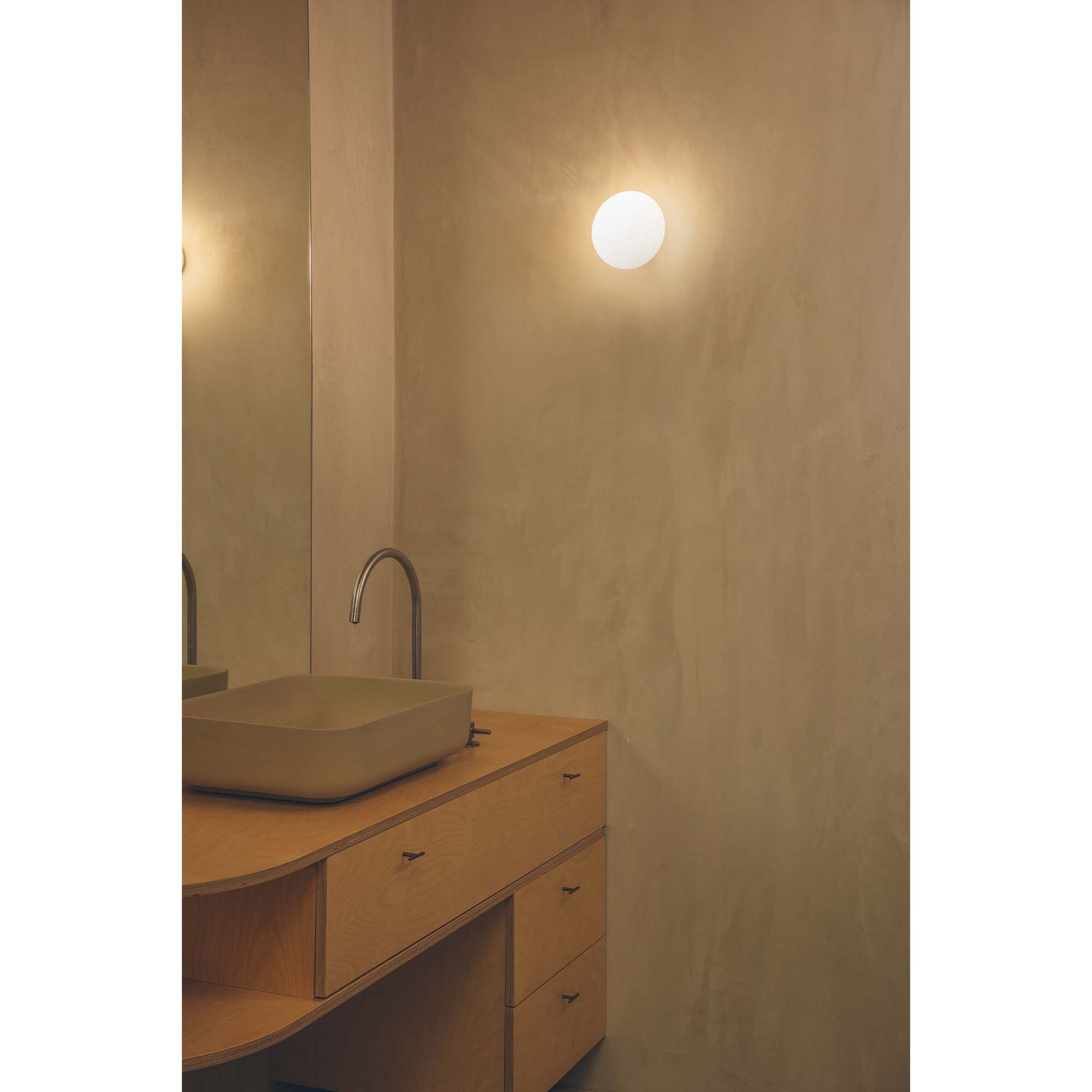 NUBO 120 Lampada da parete/plafoniera bianca