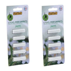 Ensemble de 10 parfums pour aspirateur en stick au jasmin TopFilter