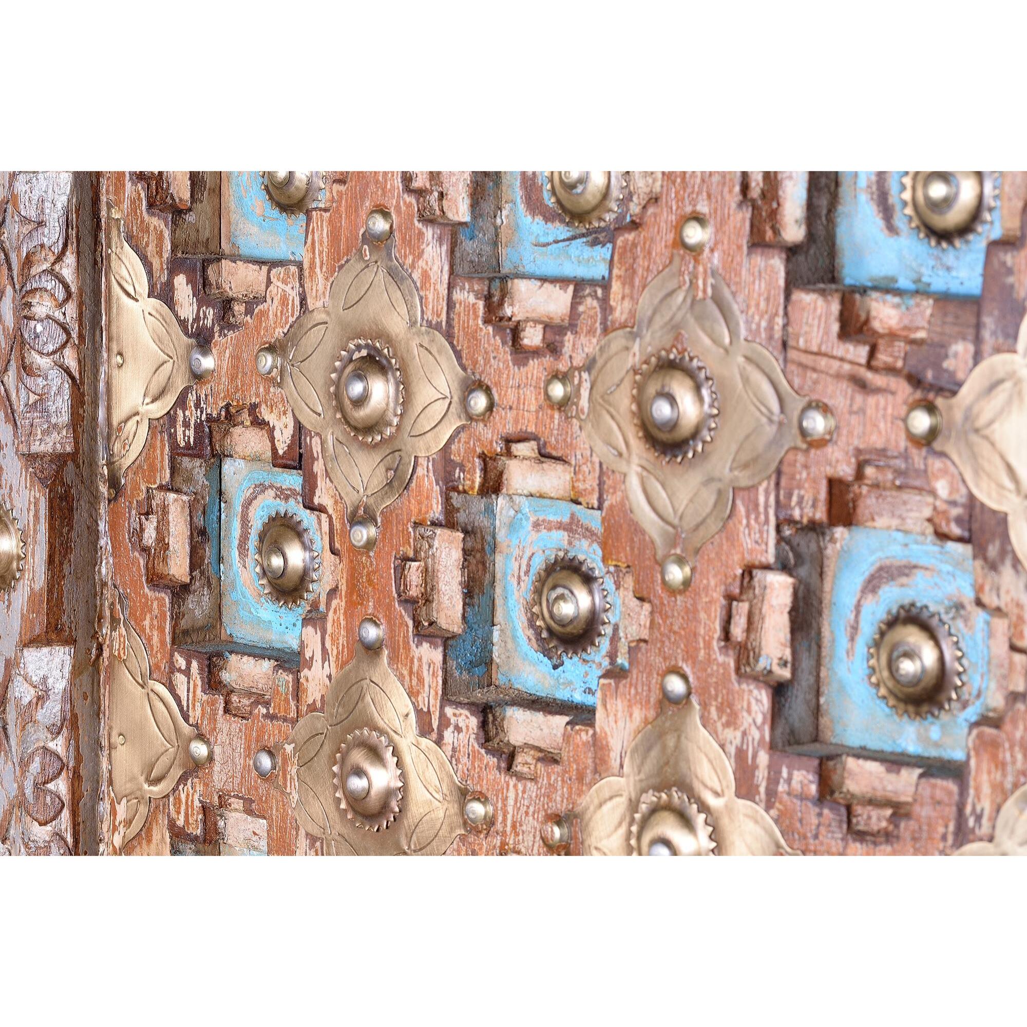 Armario - Madera de Mango - Nogal - 90x40x180cm