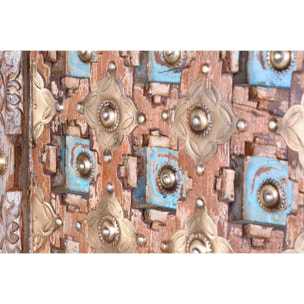 Armario - Madera de Mango - Nogal - 90x40x180cm