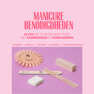 Kit de manucure avec lampe UV LED rose