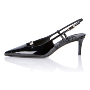 PHILIPP PLEIN Slingback Low Heels SKULL