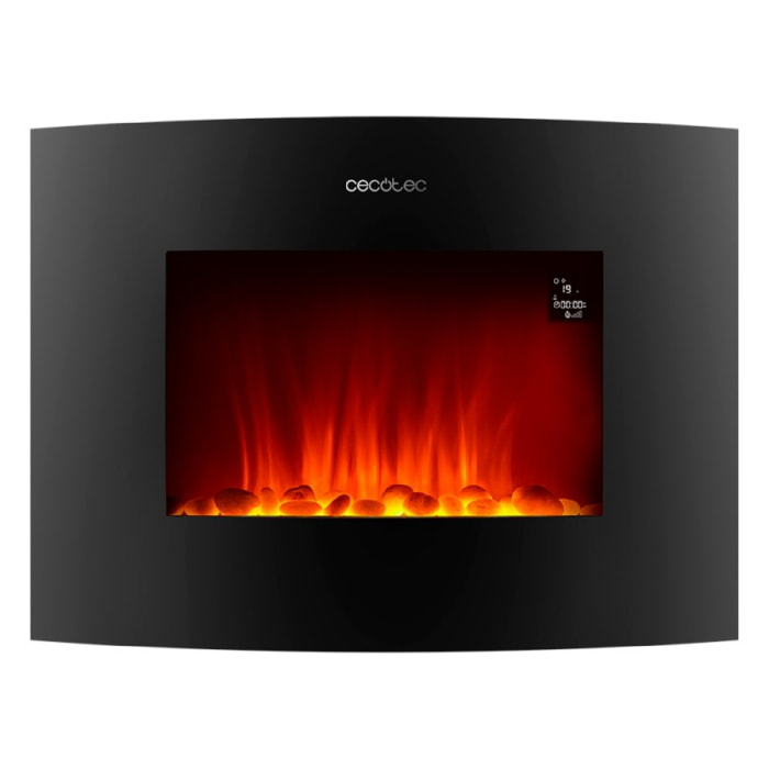 Caminetti elettrici ReadyWarm 2250 Curved Flames Connected Cecotec