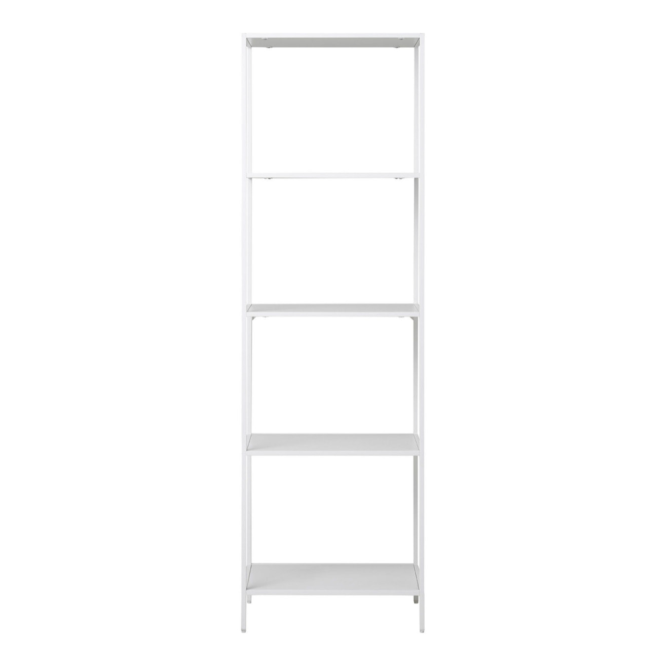 Libreria Vita a 5 ripiani, telaio bianco in acciaio 51×35×170 cm