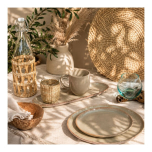 Lot de 6 petites assiettes, DUNE