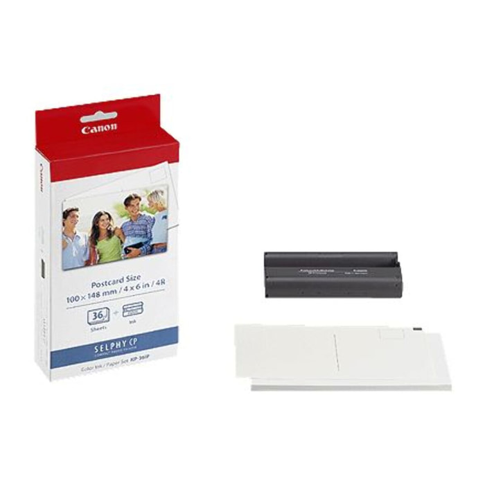 Kit papier + encre CANON KP-36IP Selphy 36 feuilles 10x15