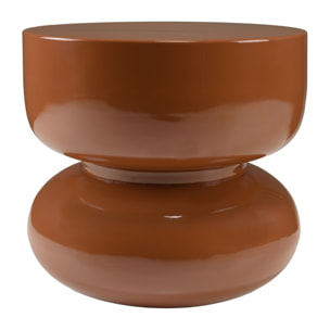 HORTENSE - Table d'appoint design en fer couleur brun