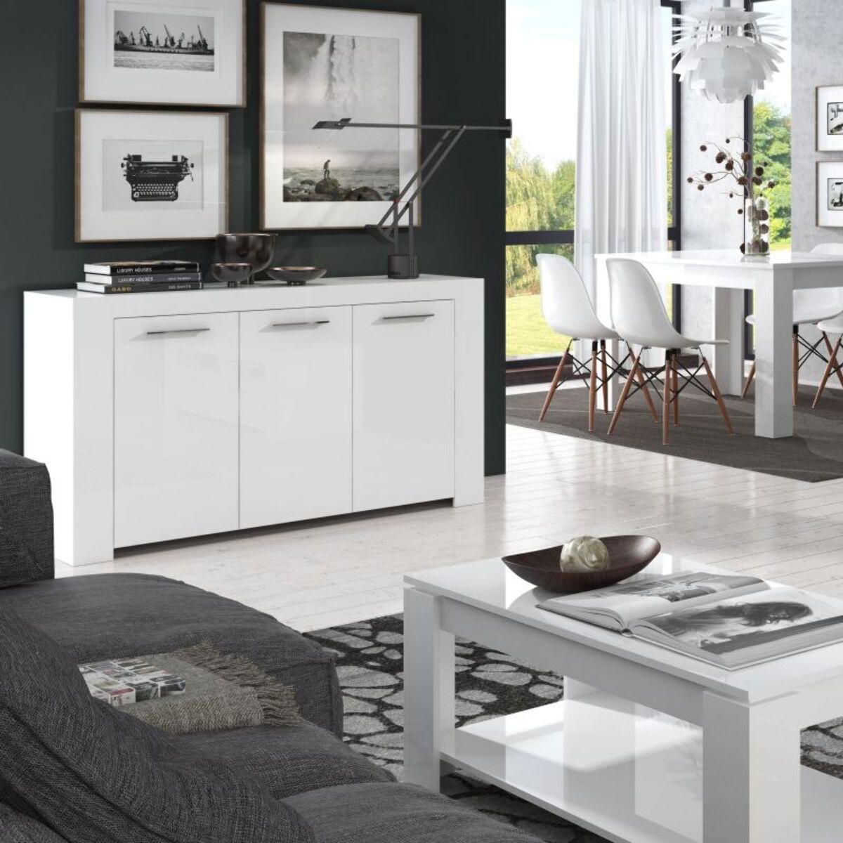 Aparador Ambit Blanco Artik (Blanco Mate)