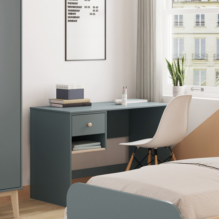 Bureau enfant 1 tiroir en bois - ELISE